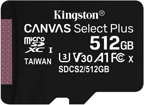 Kingston 512GB Micro SD Class 10 100MB/S