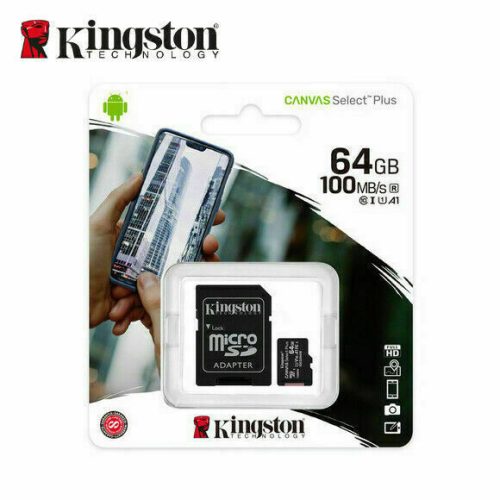 Kingston 64GB Micro SD Class 10 100MB/S
