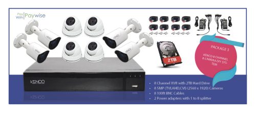 Kenco Networks 8CH AHD 5MP Security XVR System