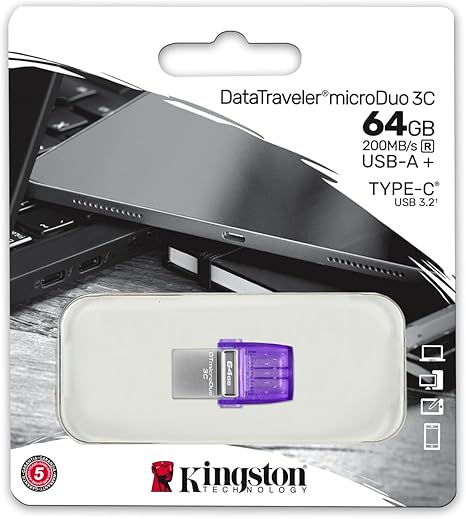 Kingston64GB Duo USB&TYPEC 3.2