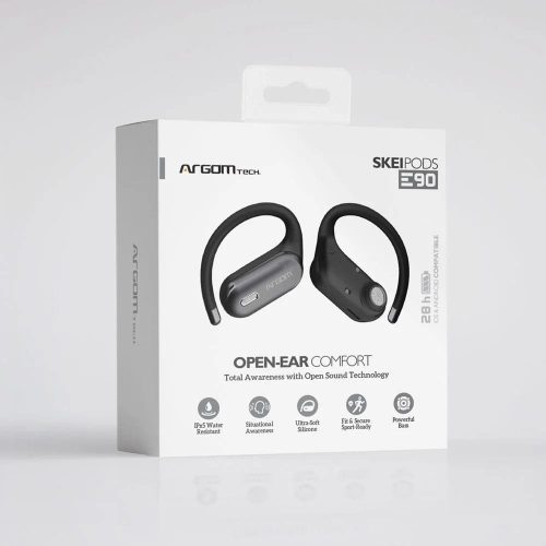 Argom SkeiPods E90 OPEN-EAR TWS Earbuds with AI ENC Noise Canceling