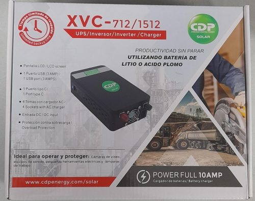 Chicago Digital Power 12VDC to 120VAC Portable Power UPS / INVERTER / CHARGER