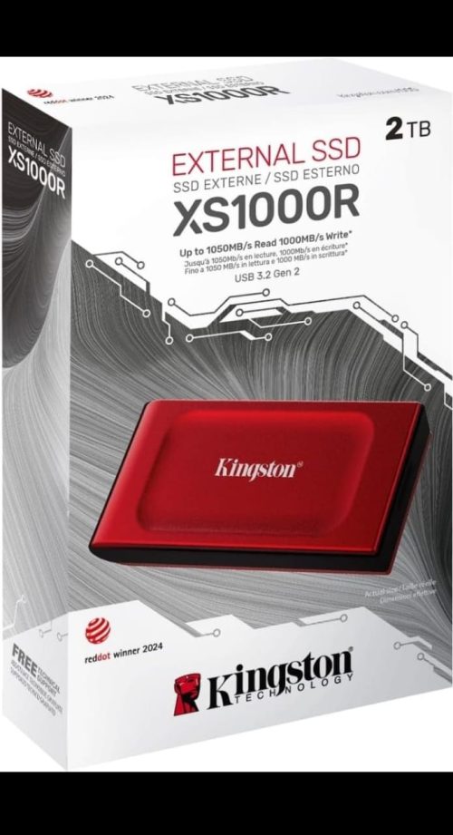 Kingston 2TB SSD External HDD USB 3.2 Gen2 XS1000R